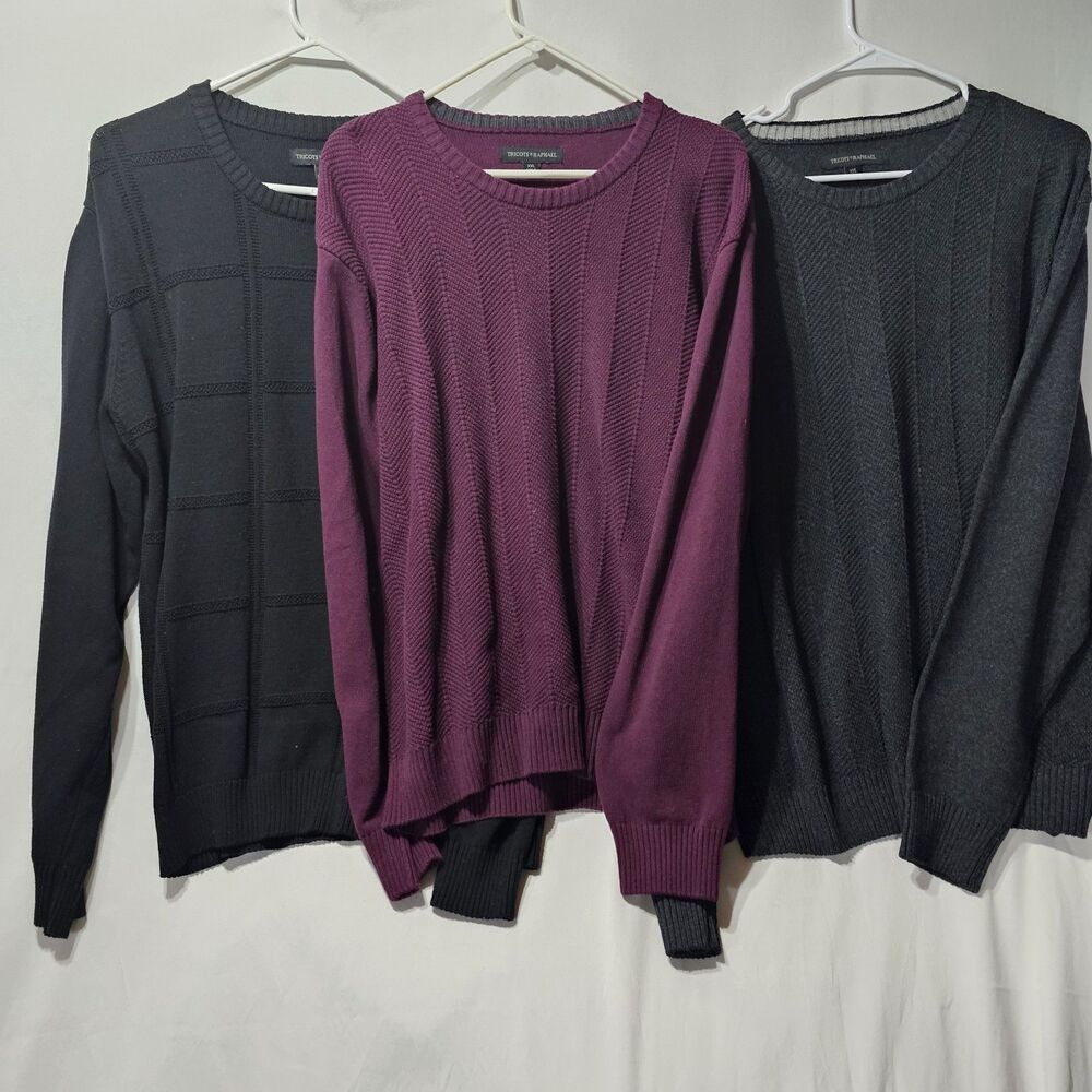 Three Tricots St Raphael Sweater Mens XXL, Beautiful Sweaters.
